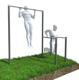 Drążek poręcze OGRODOWY plac street workout ZO3-60