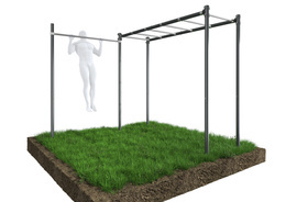 Zestaw ogrodowy drążek, drabinka , STREET workout ZO12-60